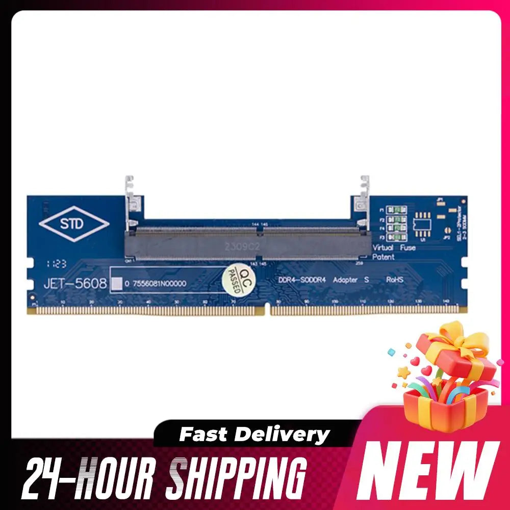 1-5PCS Laptop To Desktop Memory RAM DDR3 DDR4 Memory Adapter Connector Card SO-DIMM To PC DIMM Card DDR3 DDR4 Memory Adapter Sti