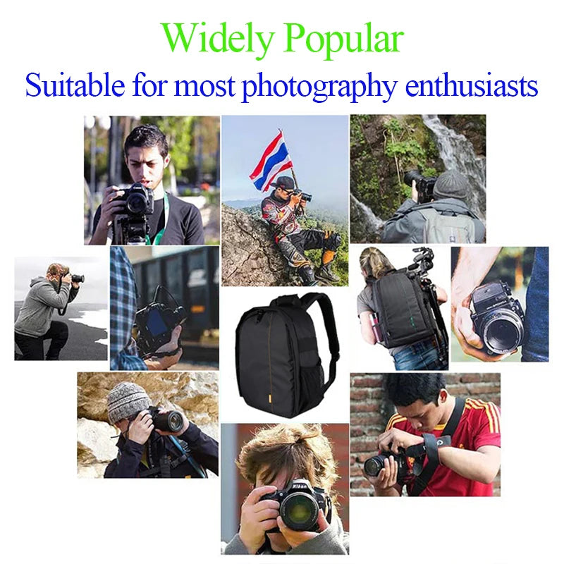 Outdoor Camera Backpack Video Digital Shoulder Camera Bag Waterproof Photo Knapsack Case DSLR For Canon For Nikon For Sony