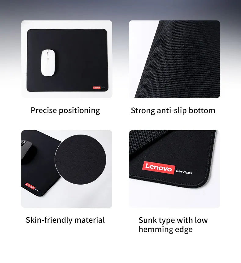 Lenovo E-Sports Gaming Extra-Thick Gaming Mouse Pad Portable Office Keyboard Desk Protector Computer Stain-Resistant Desk Pad