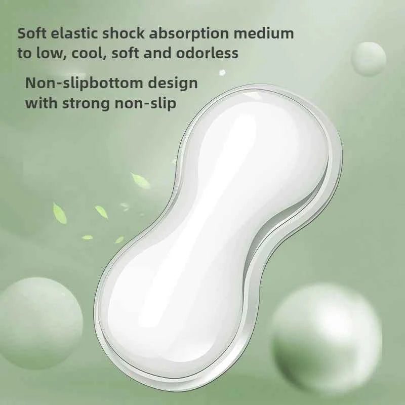 Silicone Keyboard Mouse Wrist Rest Support Ergonomic Wave Hand Pad Cushion Comfortable Soft for Gaming Office Computer Laptop