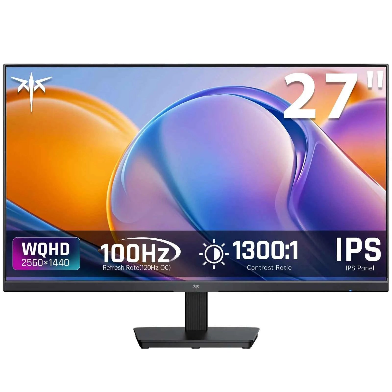 KTC 27 Inch QHD(2560 * 1440) 100Hz Computer Monitor - IPS Panel, Anti-Blue Light Screen
