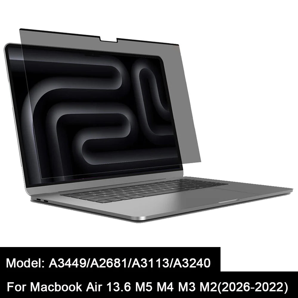 2026 For Macbook Air 13.6 M5 M4 M3 M2 2022-2026 Monitor Privacy Screen Protector,For Macbook Pro 14/16 M5 M4 M3 M2 M1 Pro/Max