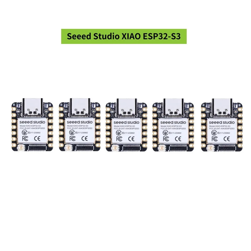 1-10PCS ESP32S3 Mini Development Boards Seeed Studio XIAO ESP32 S3 Arduino MicroPython Dev Board 240MHz 2.4GHz WiFi Bluetooth