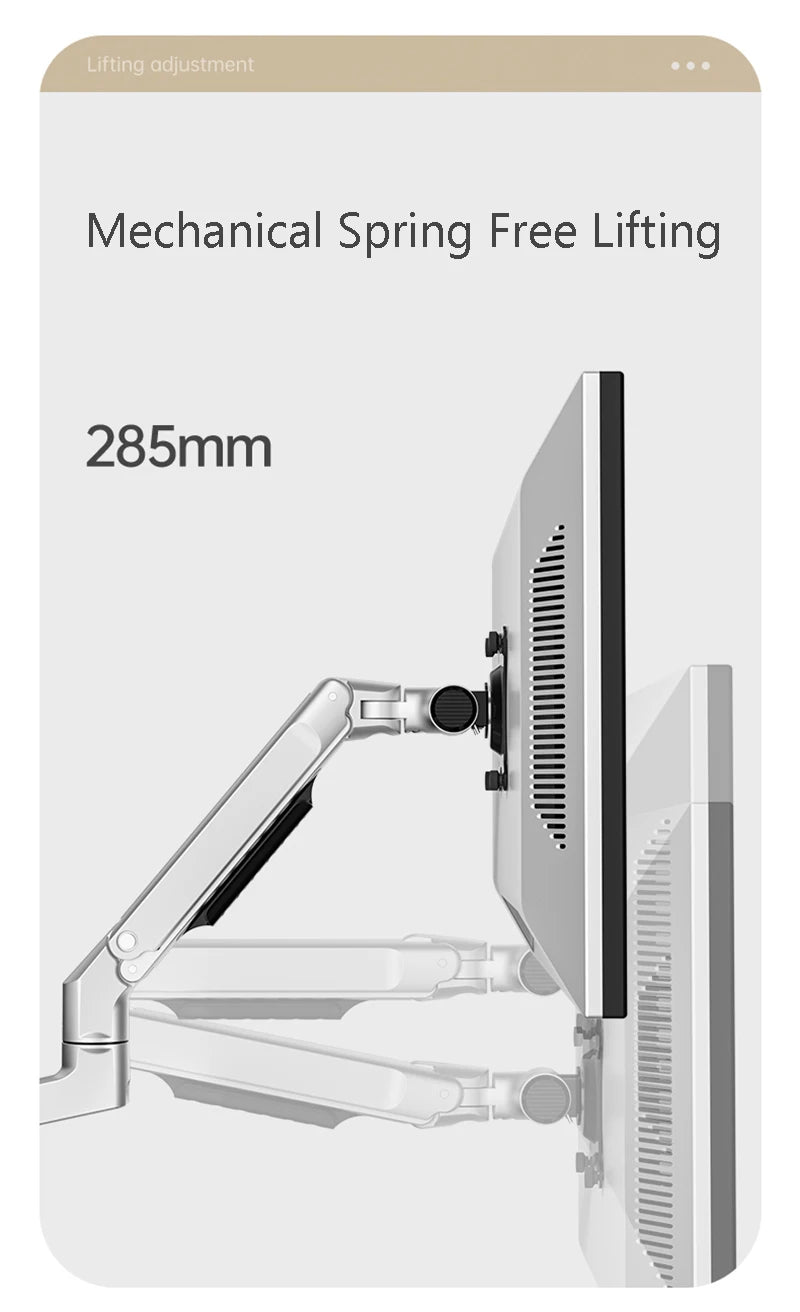 Aluminum Full Motion Free Lifting Ultra Long Arm 10-38 inch LED LCD Monitor Holder Monitor Mount Bracket V63C / XSJ8013C
