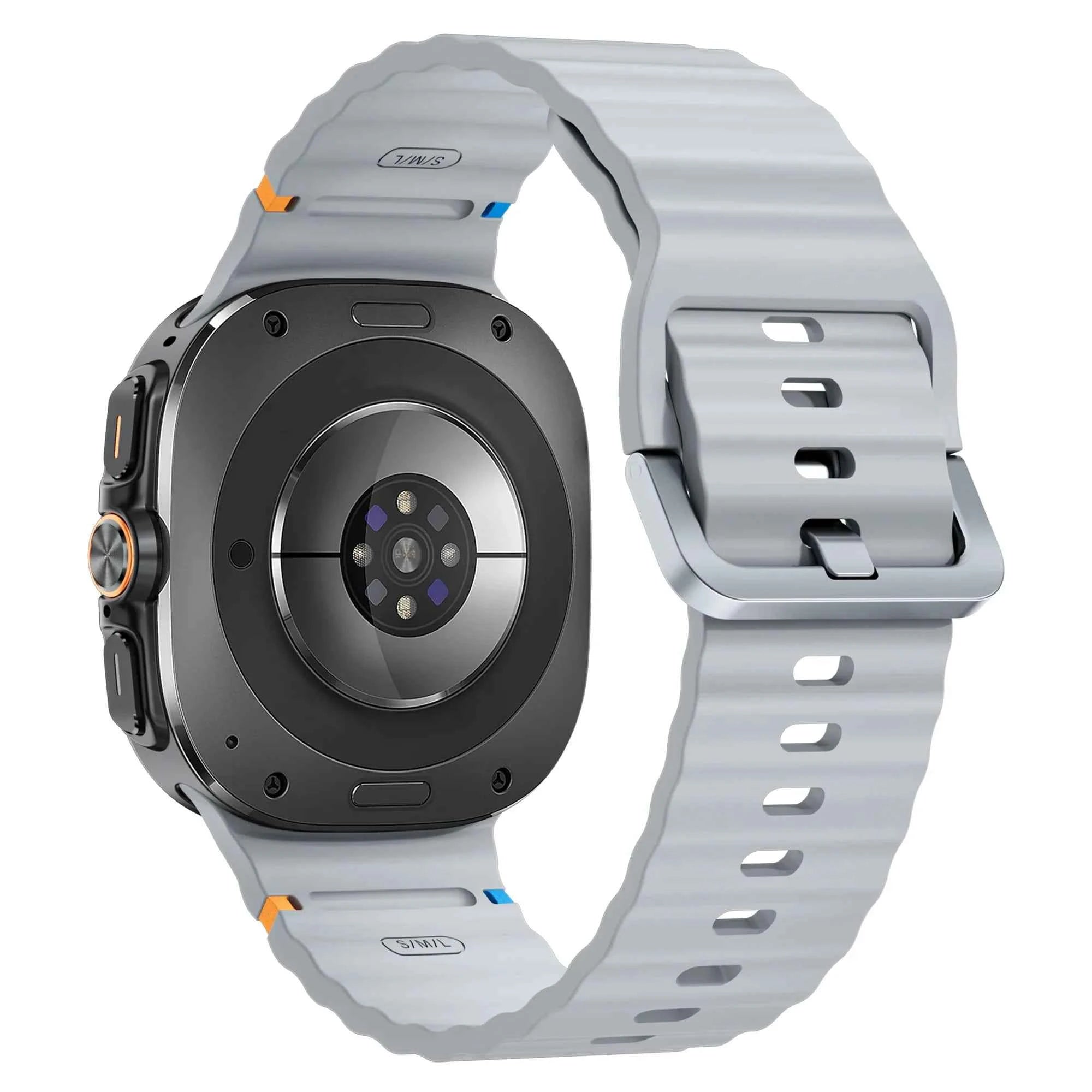 Original Strap for Samsung Galaxy Watch ultra strap 47mm Silicone Bracelet Galaxy Watch 5 pro/4/6 Classic/7 44mm 40mm 43 46 band