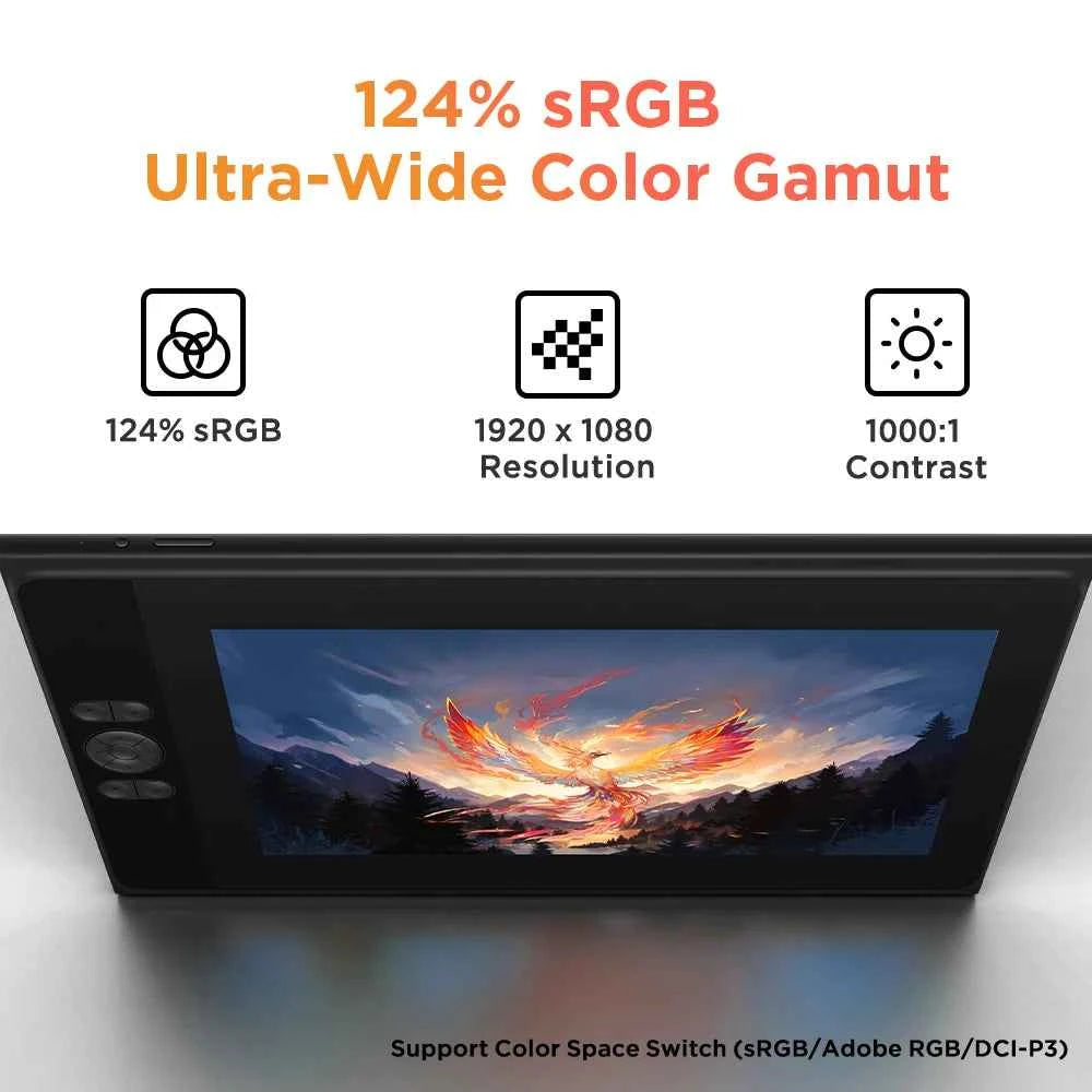 Ugee UE12 & UE12 Plus Drawing Tablet Graphic Table  Draw Display Digital Board Writing Pad Monitor for PC Windows Design Android
