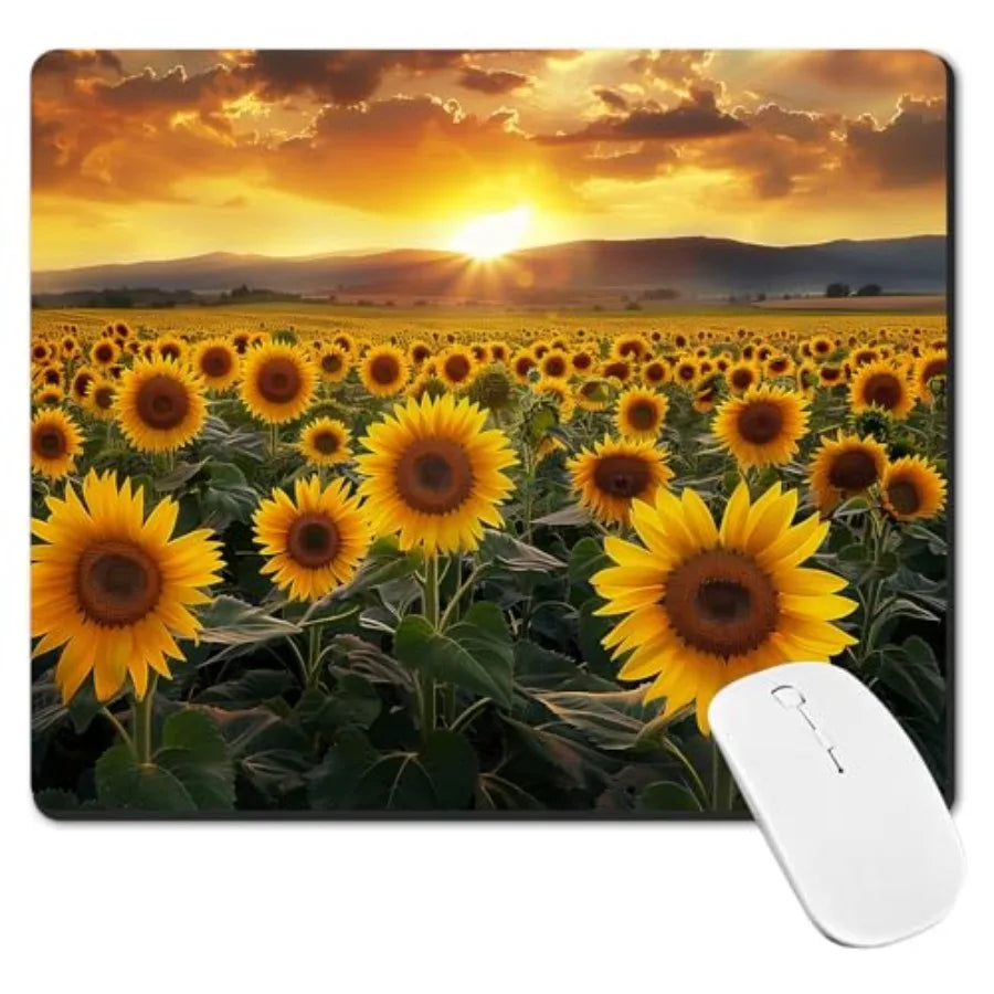 Mouse Pad, Non-Slip Rubber Base Mouse Mat Mousepad Waterproof Gaming Mouse Pad for Wireless Mouse, Computers Laptop Home Office