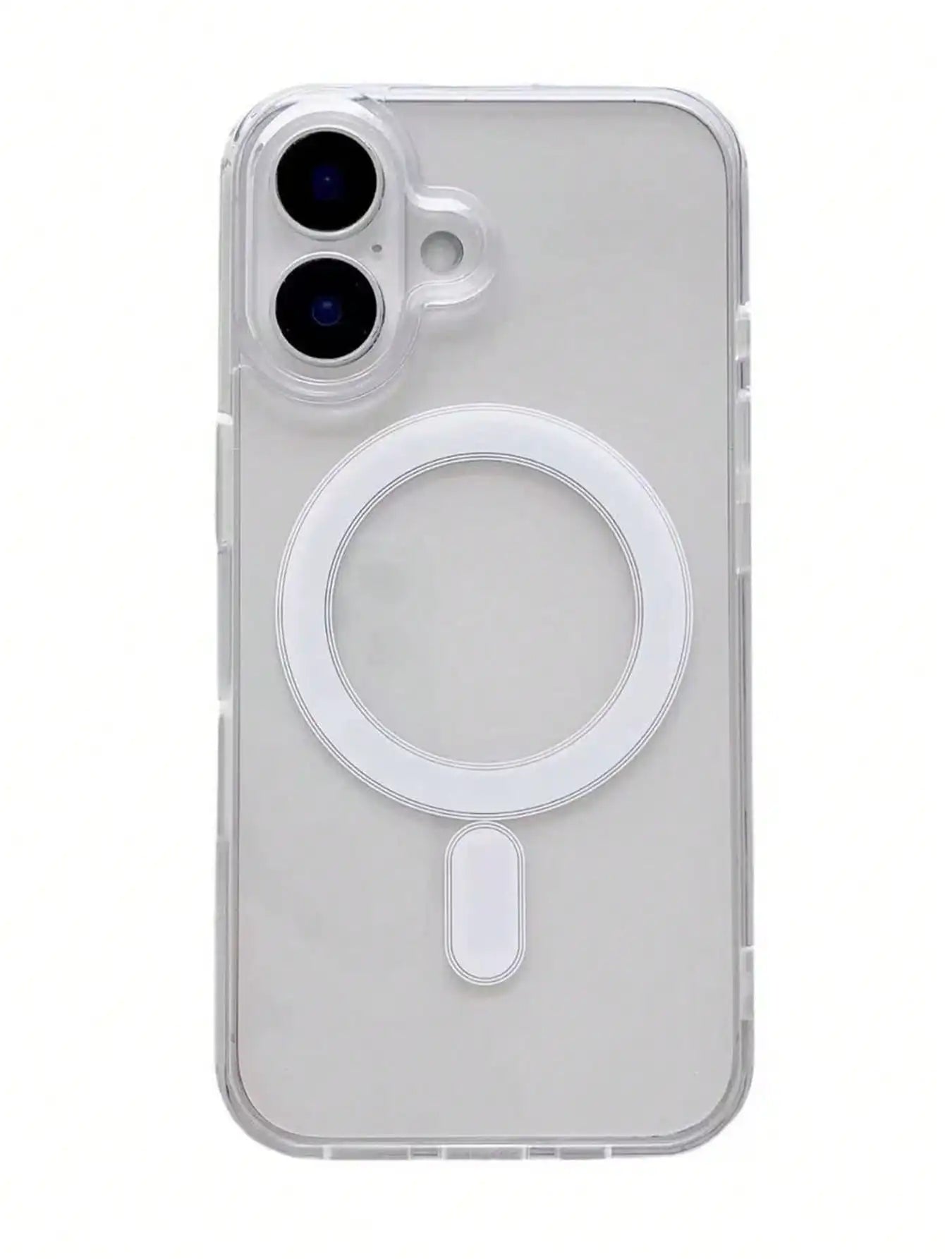 Transparent Magnetic Charging Case Compatible With Iphone 17/15, Compatible With Apple 16 Pro Max, 15 Plus, Anti-Fall 13 Pro Max