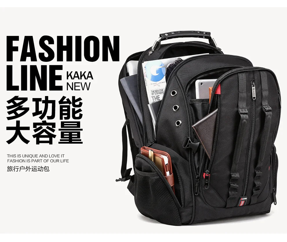 BANGE Large Multi-Function 40L Laptop Backpack 17 Inch Durable Travel Backpack School Bag For Teenagers with USB Recharging Port