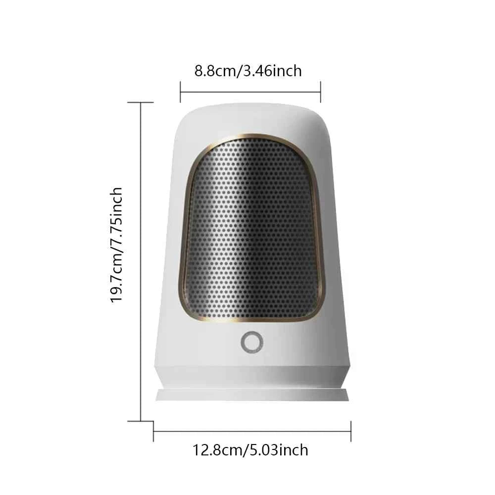 1200W Portable Desktop Electric Heaters Heater for Home Foot Warmer Heater Energy Saving Bedroom Heating for Office Home