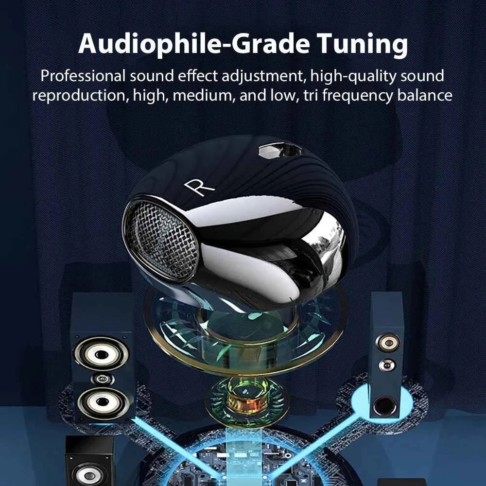 Type C 3.5mm Jack Earphones HiFi Stereoscopic Sound With Mic Wired Headphones Line Control Earbuds For Samsung iPhone 16 Headset