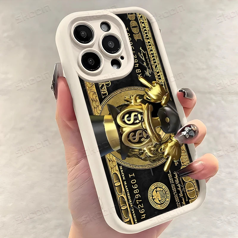 Popular USD Dollar Design Soft TPU Phone Case For iPhone 17 Air 16 15 14 13 12 11PROMAX Back Cover