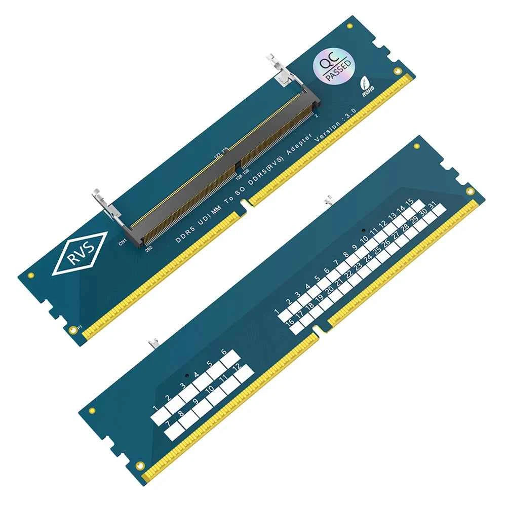 Laptop SO DDR5 RAM To Desktop DDR5 U-DIMM Adapter  Memory Card Converter  Laptop To Desktop SO-DIMM To PC DIMM Card