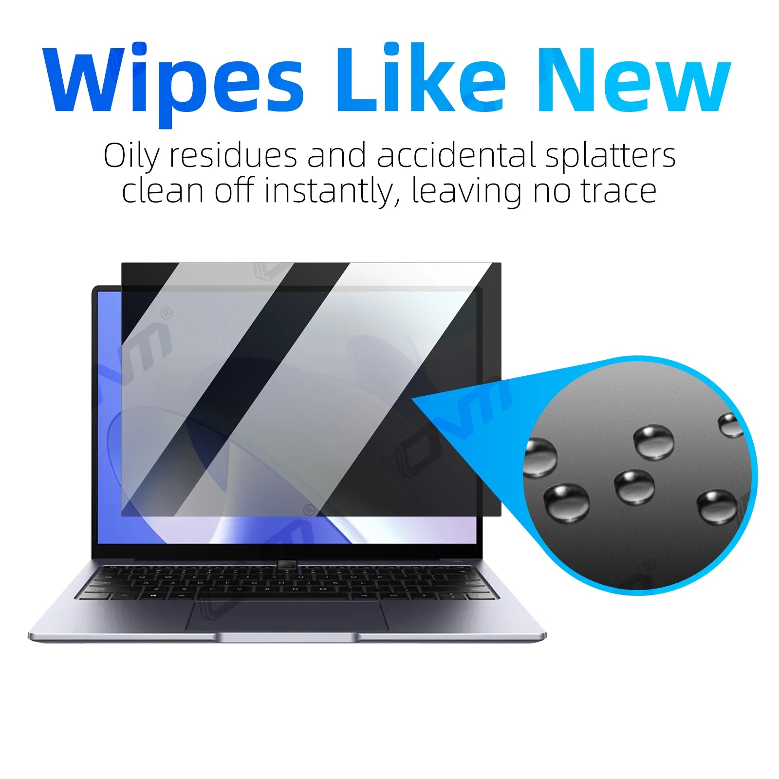 Privacy Screen Protector 11.6-32 inch 16:9/16:10/5:4 Laptop Desktop, 28° Anti-Spy Anti-Glare Matte Blue Light Filter Film 0.45mm