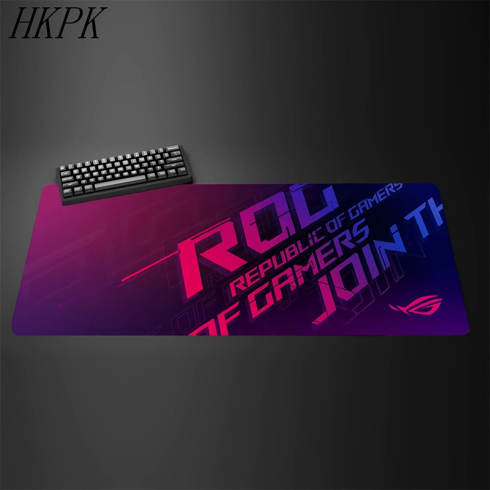 Gamer Mouse Pad Cartoon Asus Deskmat Gaming Mousepad Desk Protector Pc Accessories Mats Kawaii Anime Extended Mause Pads