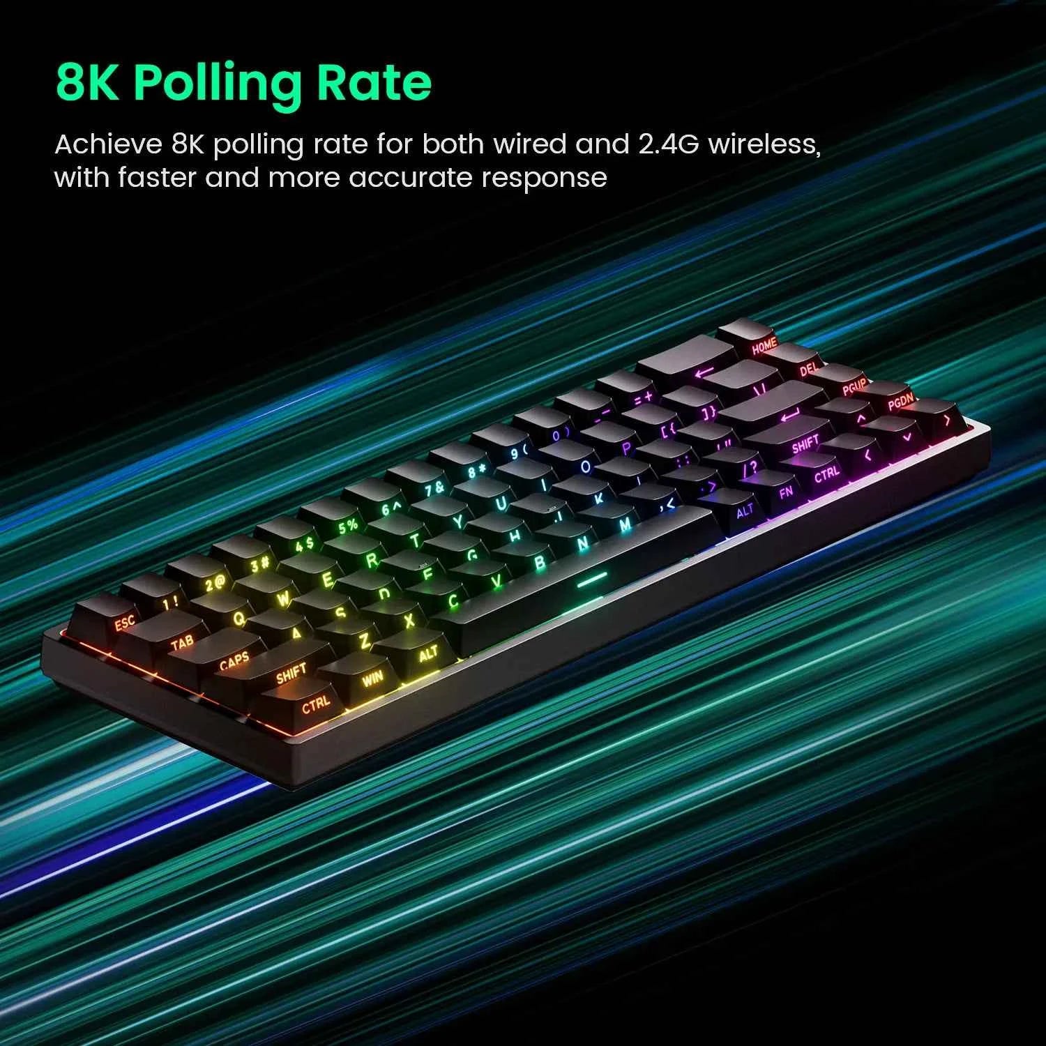 Akko MonsGeek FUN68 FUN60 PRO&MAX HE Magnetic Keyboard 60% 65% Gaming Keyboards Rapid Trigger 8K Custom Keyboard Gaming Esports