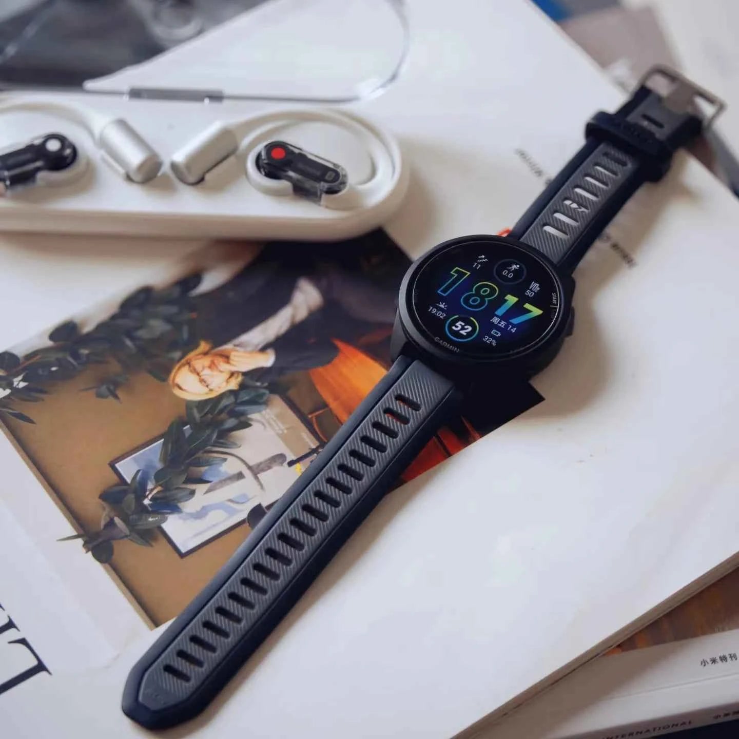 Garmin Forerunner 165 Smartwatch Built-in GPS 43mm 1.2
