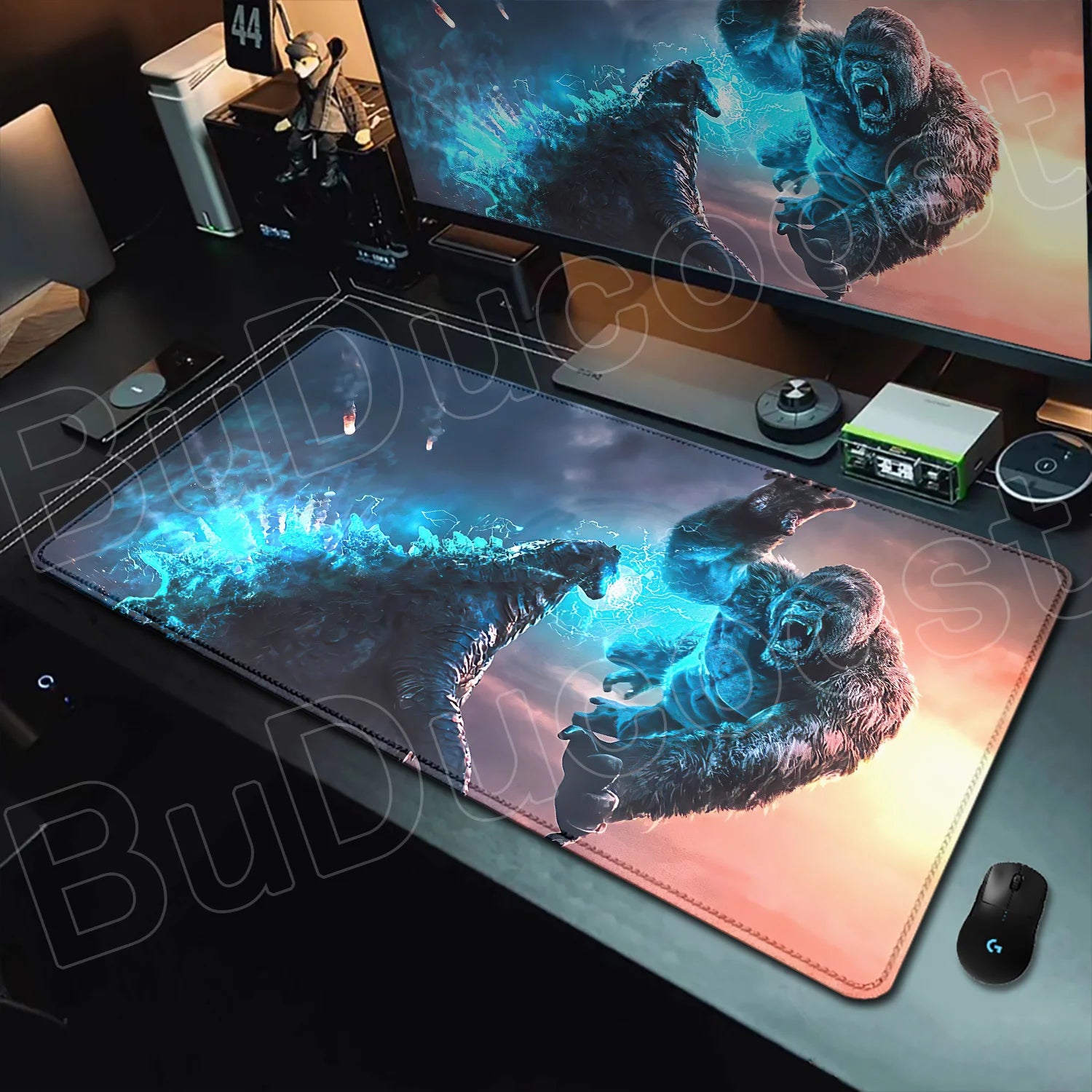 G-Godzillaes Mouse Pad Personalized Pattern 900x400mm XXL Lockedge Office Laptop Game Computer Desk Mat Table Keyboard Mouse Pad