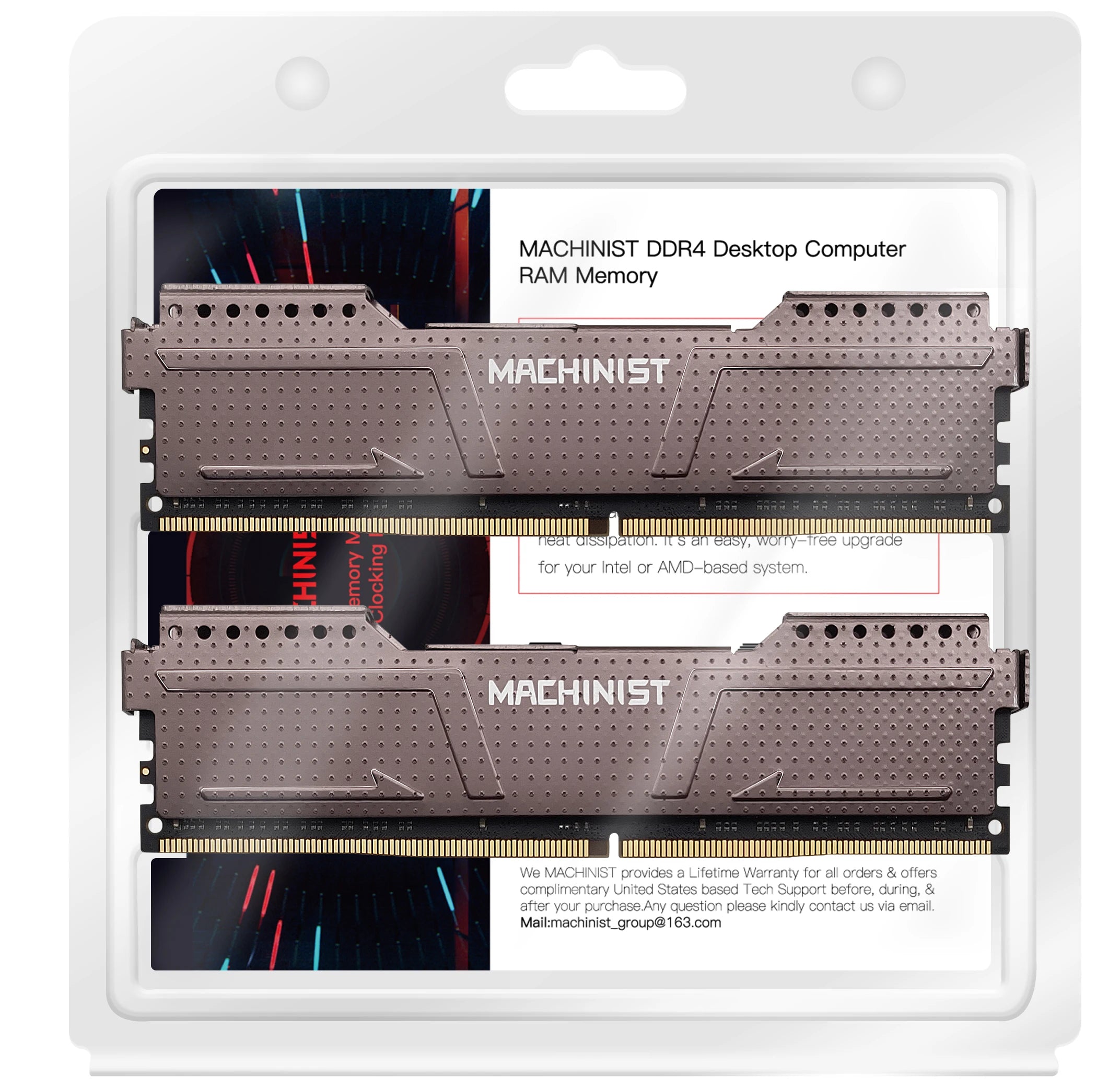 MACHINIST X99 Kit 8GB 16GB 32GB DDR4 Memory With Heat Sink - WinSupport Tech