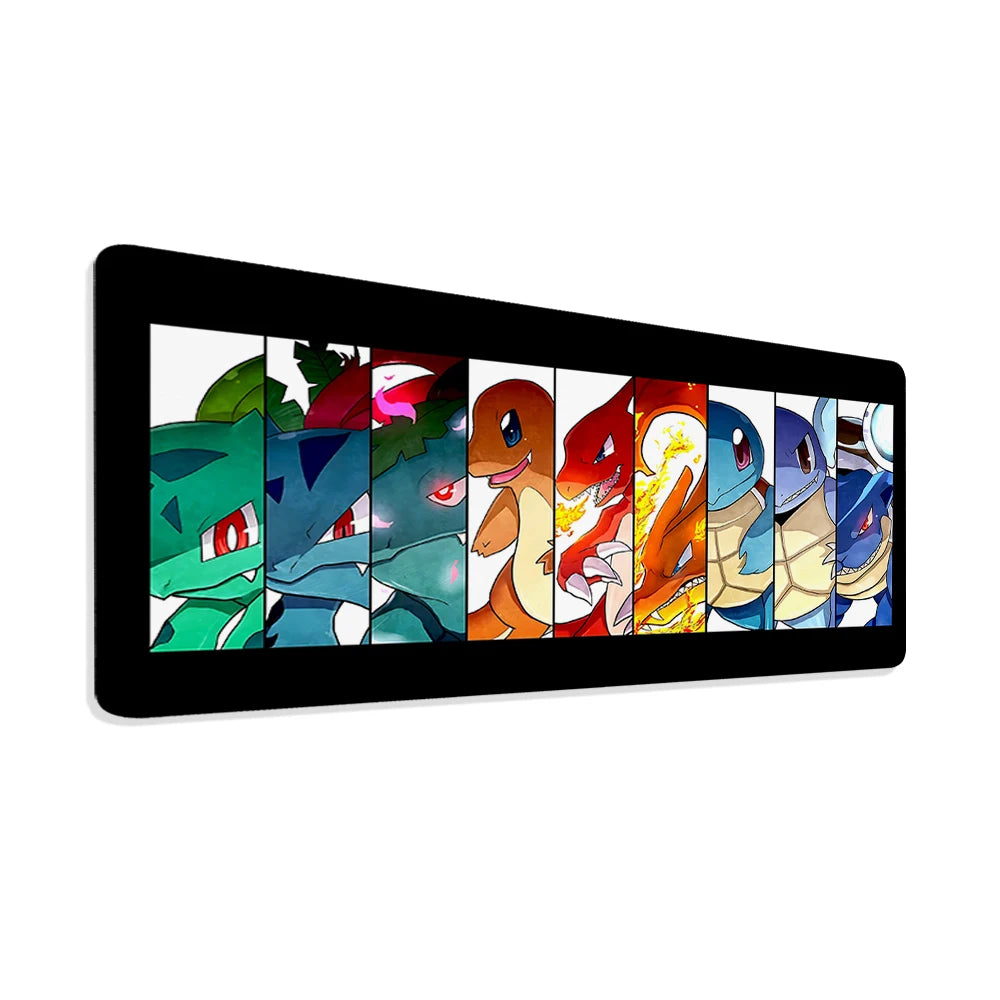 New Pokemons Mouspad Deskmat Kawaii Cute Gaming Mats Pad to Computer Offices Mousepad Gamer Mouse Carpet Mausepad Big Mousepepad