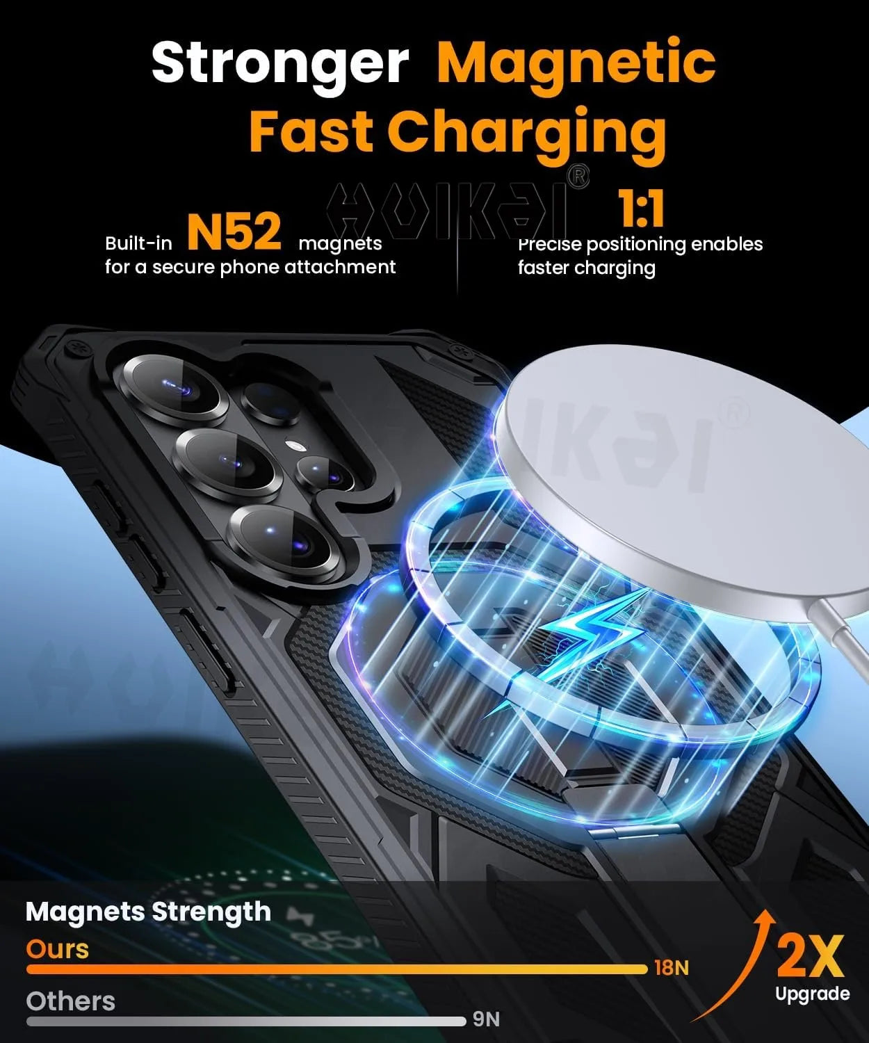 Magnetic Case For Samsung Galaxy S26 Ultra S25 S24 Military Grade Protectio Shockproof Heavy Shock Absorption Protective Covers