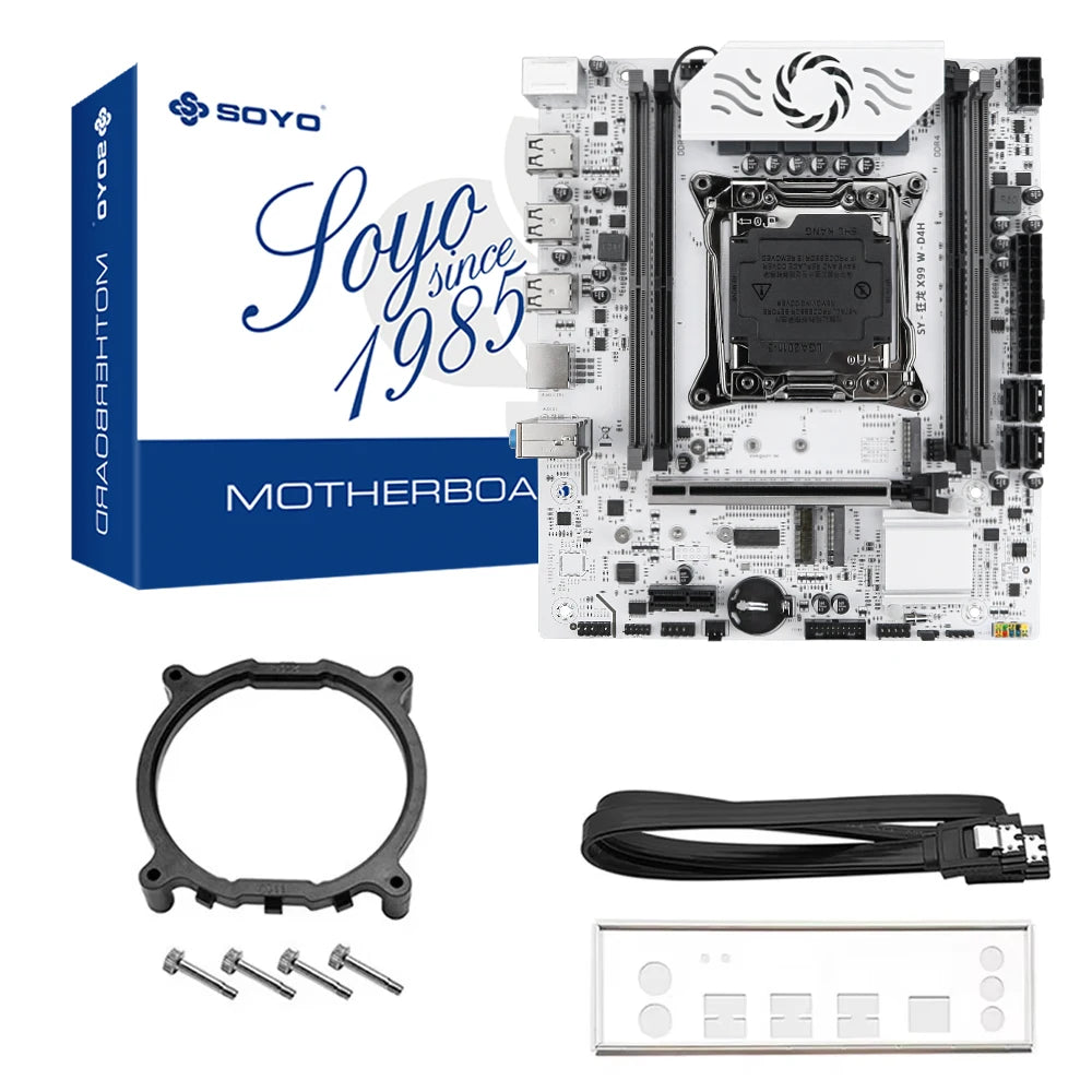 SOYO World Premiere X99 Gaming Motherboard Supports Xeon E5 Series CPU Dual Channel DDR4 M.2 NVME PCIE3.0 SATA for Desktop Host - WinSupport Tech
