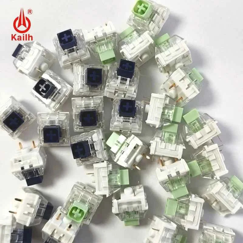 kailh box Jade box Navy Switch kailh  Clicky Tactile Switches Mechanical keyboard Gaming Switch Heavy pressure hands  Jade Navy