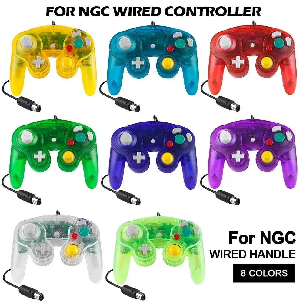 Multi-Colors Wired Gamepad For NGC Console Joypad Controller For GameCube NGC Classic Joystick Retro Game Console Gamepad Access