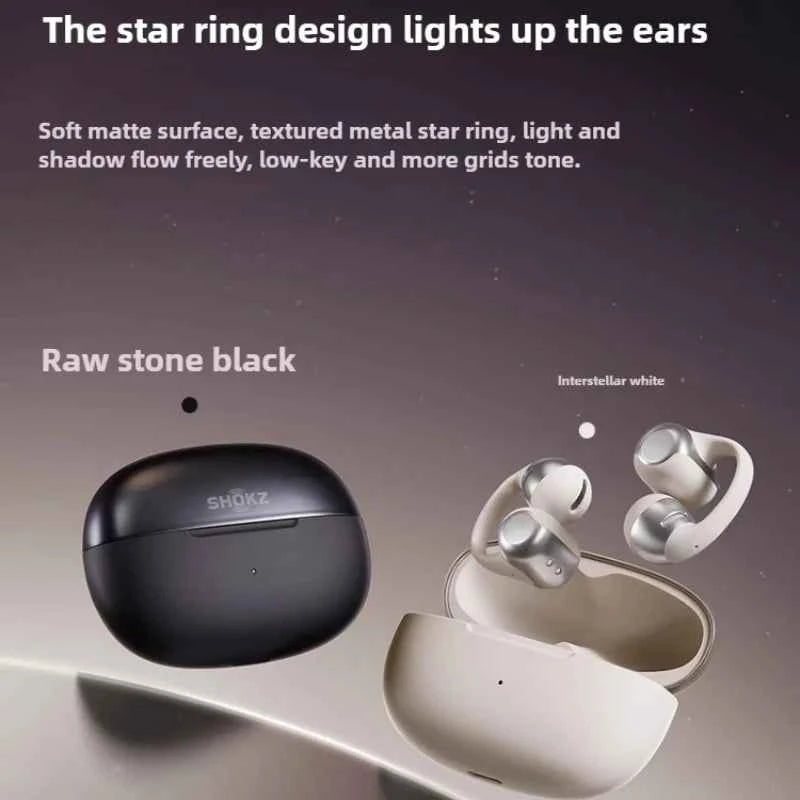 Shokz OpenDots ONE E310 Wireless Earphones Ear Clip AI Noise Reduction Long Battery Life Lightweight Earbuds Custom Headphones