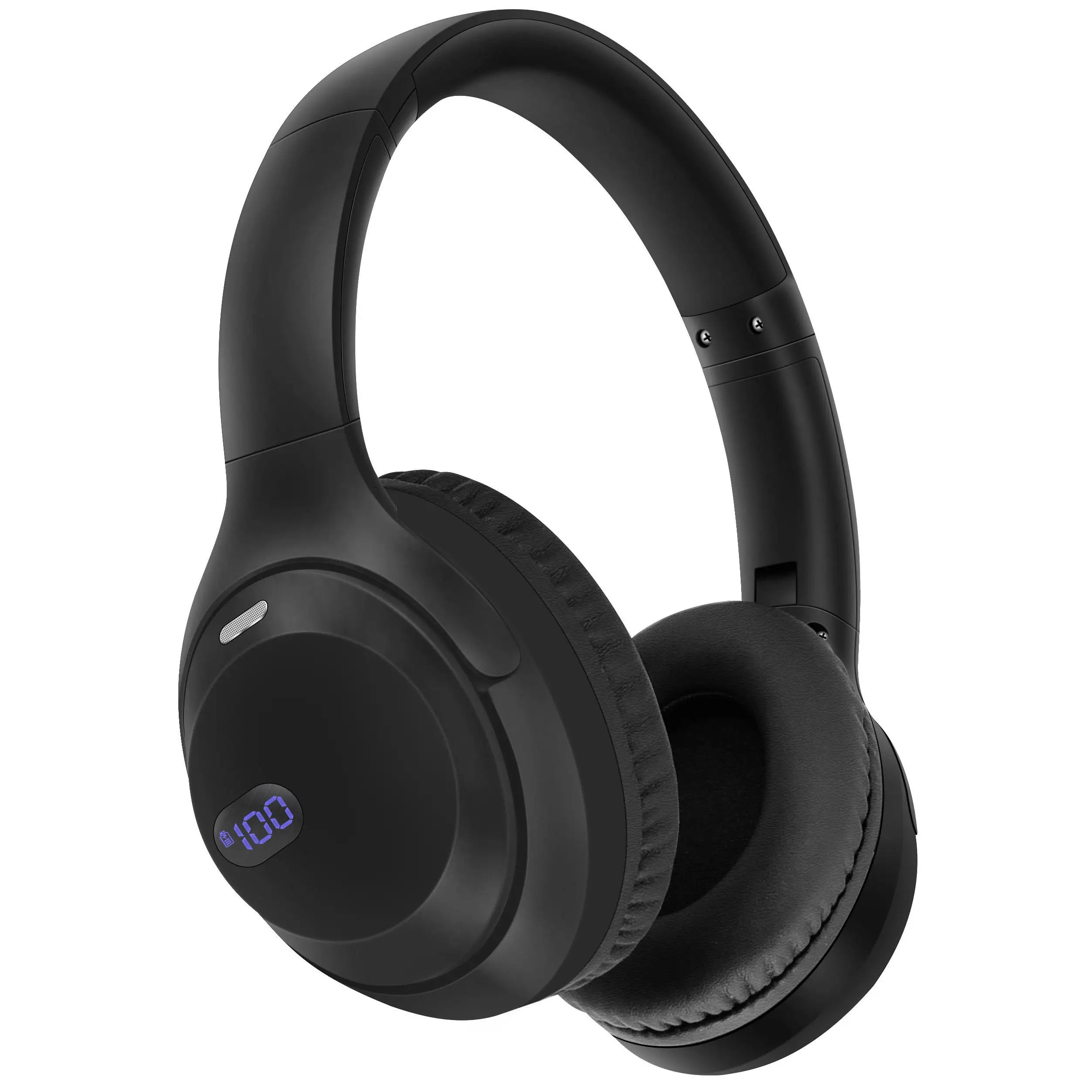 BT5.3 Wireless Headphones with LED Display: Long Battery Life & Multi - Mode Compatibility