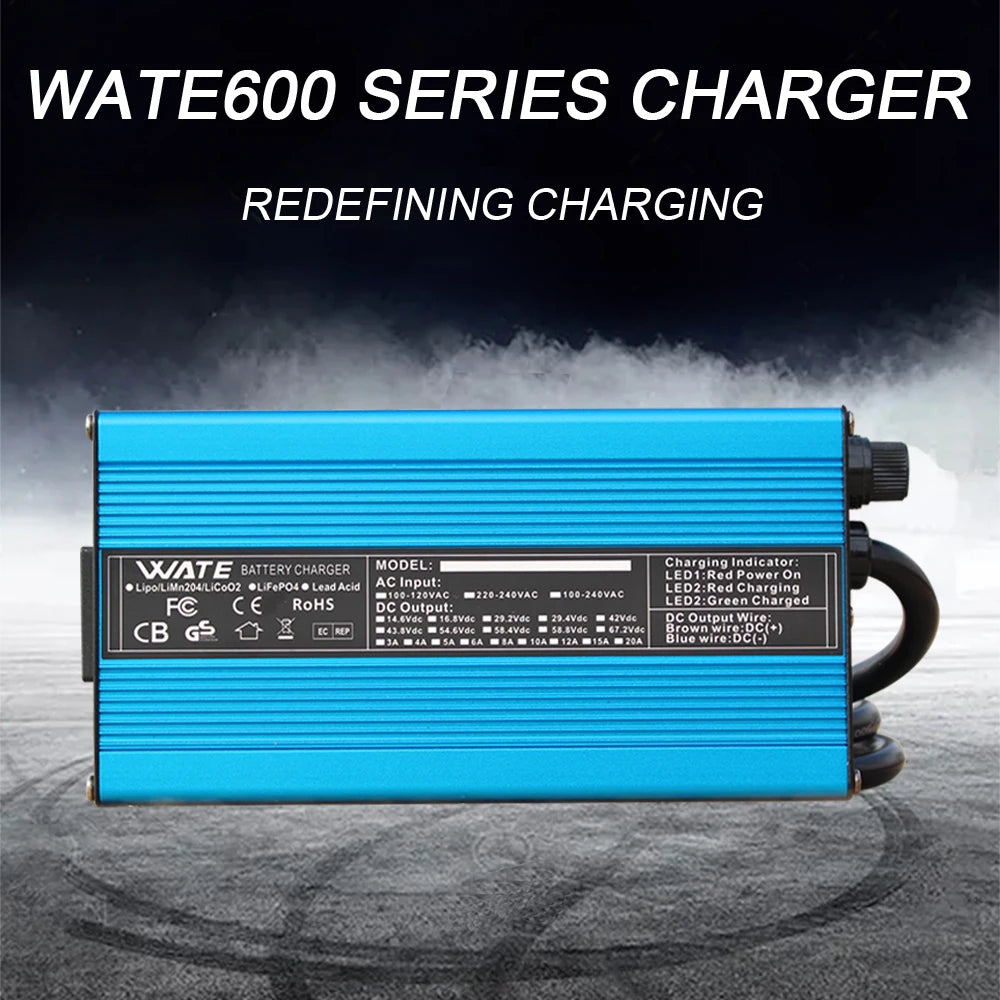 29.2V 20A LifePO4 Battery Charger Aluminum Case 24V for with Anderson XT60 8S Battery Fast Charger