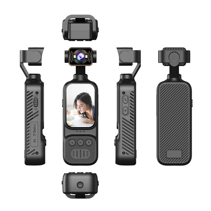 Portable Multifunctional Pocket Camera With High-definition Anti Shake Vlog Outdoor Handheld Sports Camera And Wifi Recorder New
