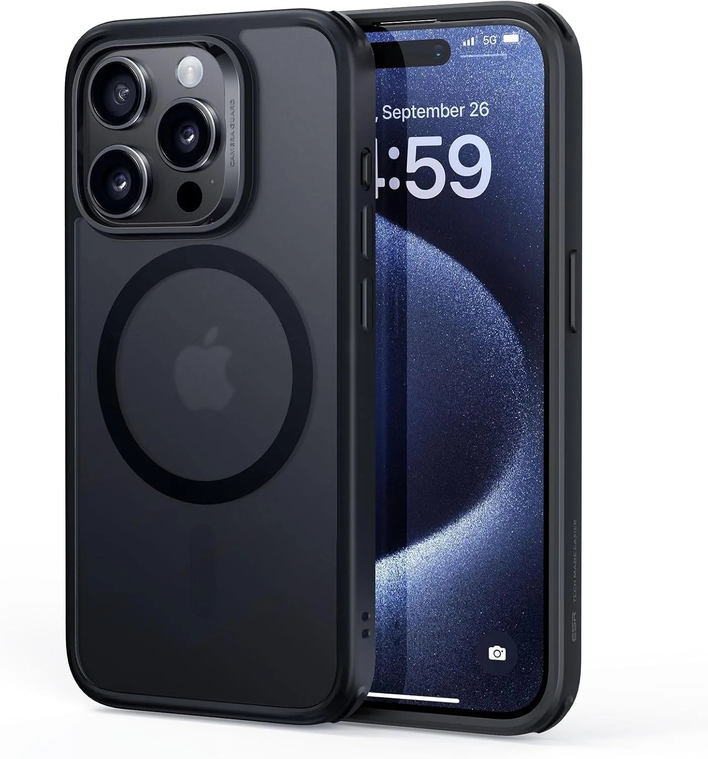 Phone 15 Pro Max Case with MagSafe, Supports Magnetic Charging, Slim Liquid Silicone Case, Shock Absorbing, Screen and Camera Pr