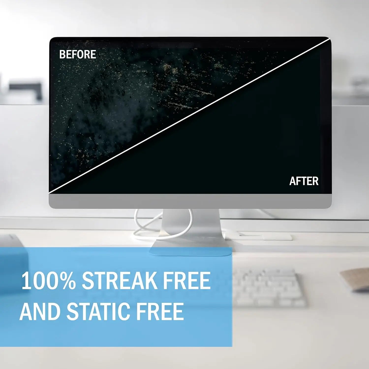 Screen Cleaner Spray and Wipe Kit-Safe for LED,LCD,OLED,Smart TV,Monitor,Laptop,Computer,Car Display-with Screen Cleaning Cloth