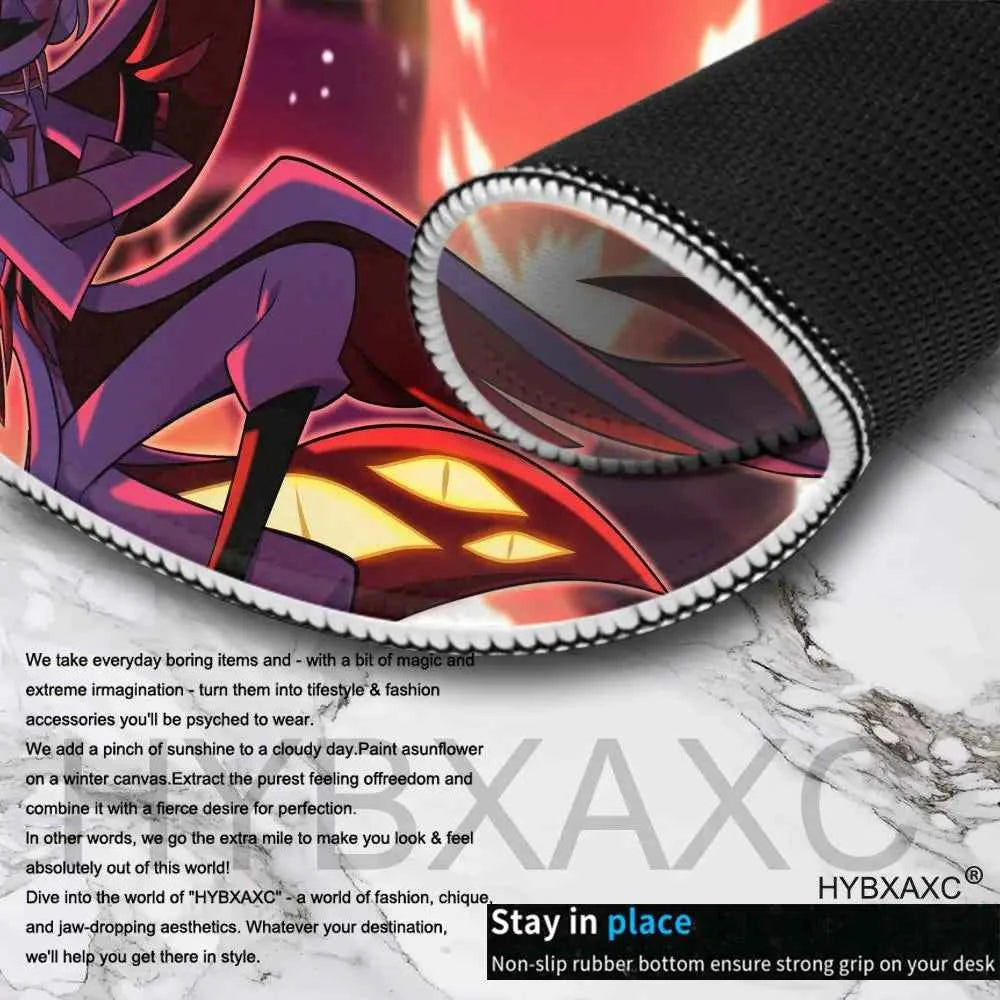Mouse Pad H-azbin H-otel Player Computer Accessories Mousepad Laptop Keyboard Pad PC Tablemat Carpet Anime XXL Gamer DeskMat