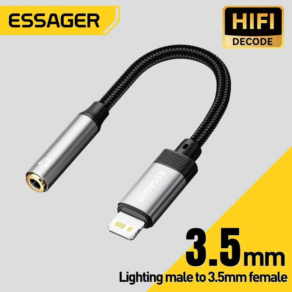 Essager Type-C to 3.5mm Audio Adapter