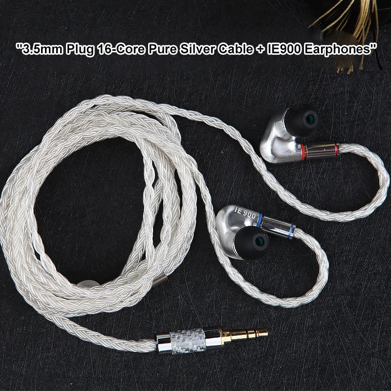 IE900 original unit high-end customized in ear high fidelity wired earphones with mmcx interface, universal for mobile phones