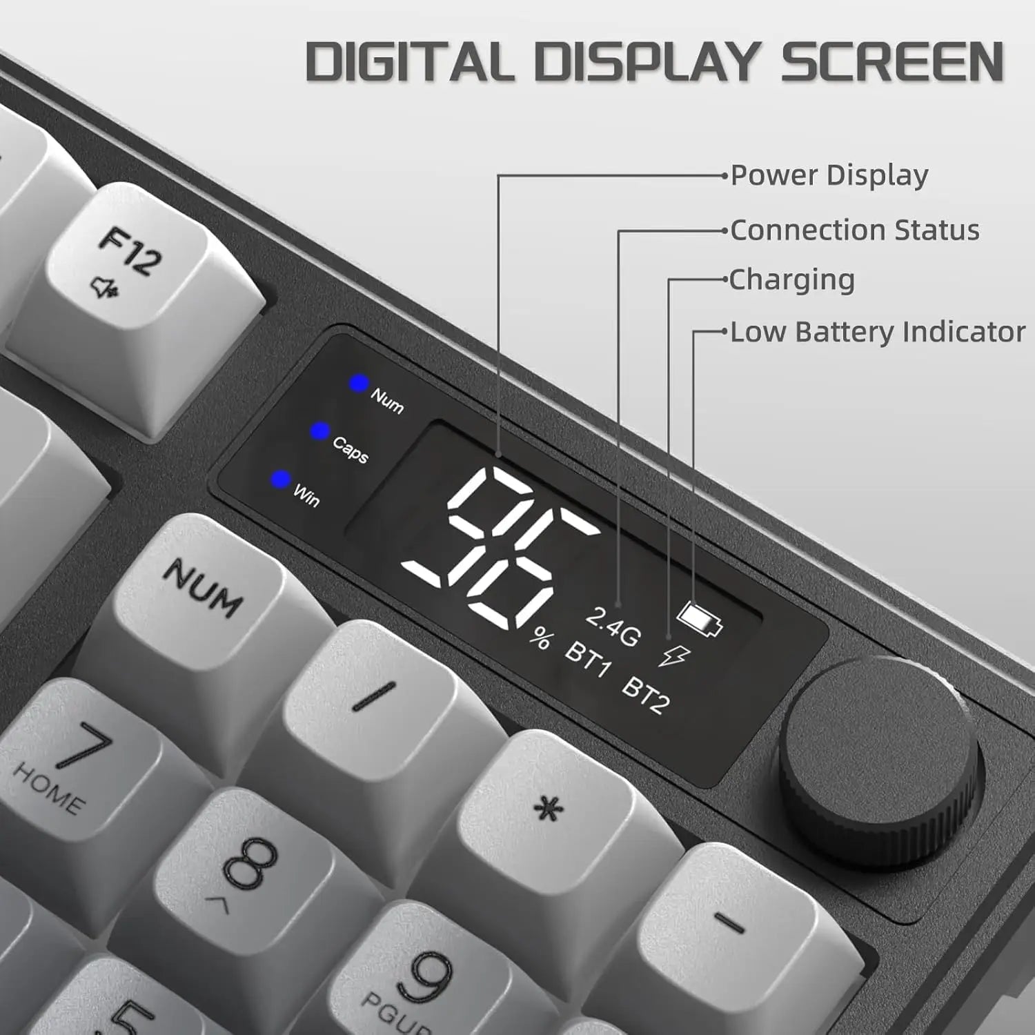 MAMBASNAKE x FREEWOLF M96 Wireless Gaming Keyboard Creamy Membrane with Rainbow Backlight