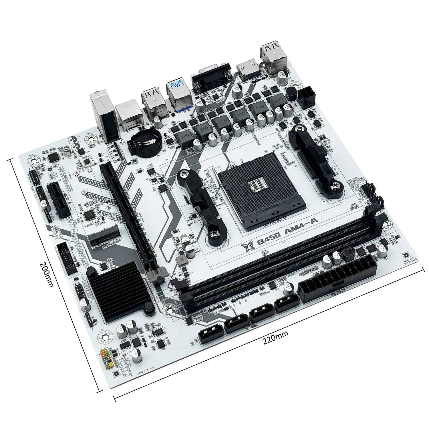 MACHINIST B450 Motherboard AMD Processor Dual-channel DDR4 Memory AM4 Mainboard M.2 NVME (Supports Ryzen 5500 5600 5600G CPU) - WinSupport Tech