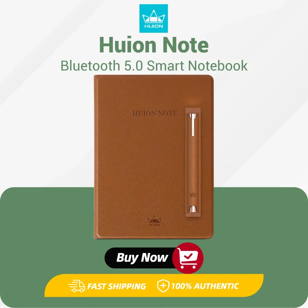 Smart Notebook Huion Note X10 Wireless Graphics Tablet Electronic Draft Notepad 50 Pages Support iOS IPadOS Android