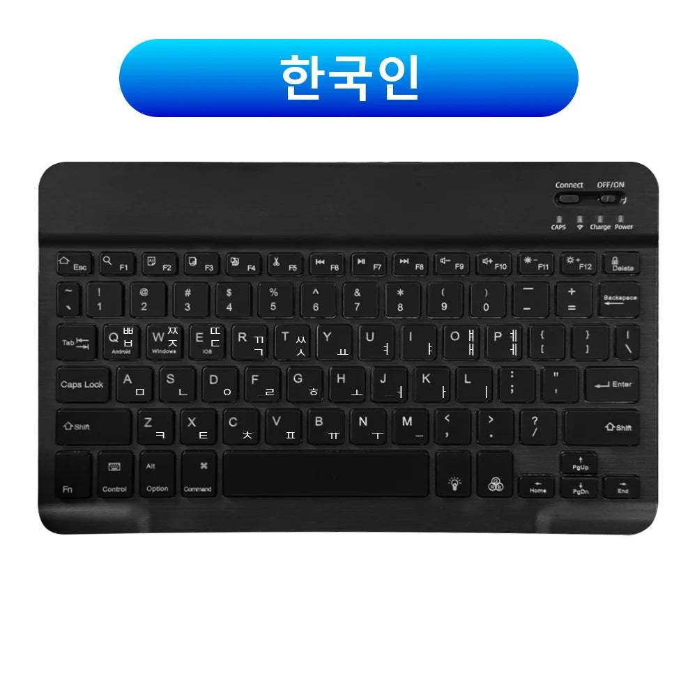 2026 Portable Bluetooth Backlit Keyboard For Xiaomi iPad / iOS Android Windows Tablet Phone Wireless Keyboard With Mouse Spanish
