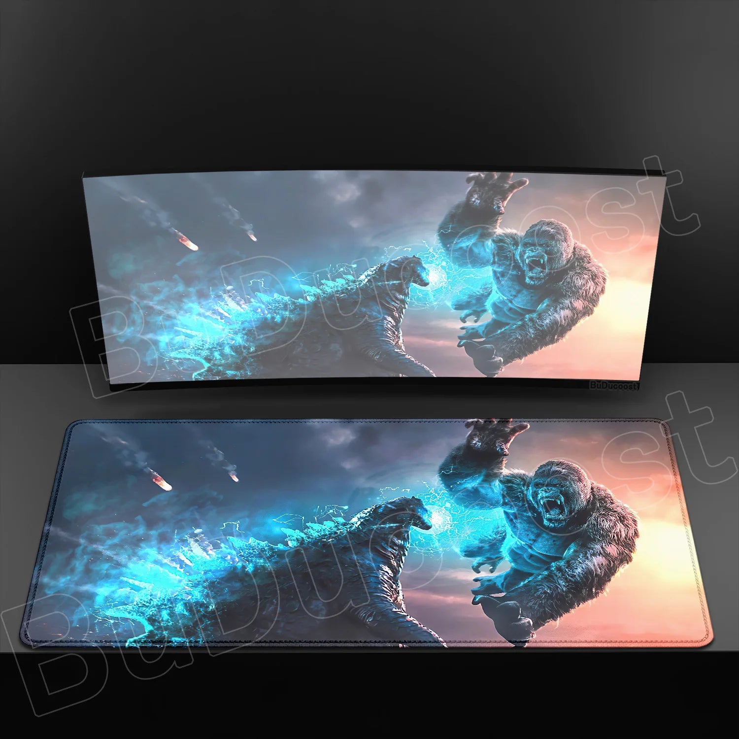 G-Godzillaes Mouse Pad Personalized Pattern 900x400mm XXL Lockedge Office Laptop Game Computer Desk Mat Table Keyboard Mouse Pad
