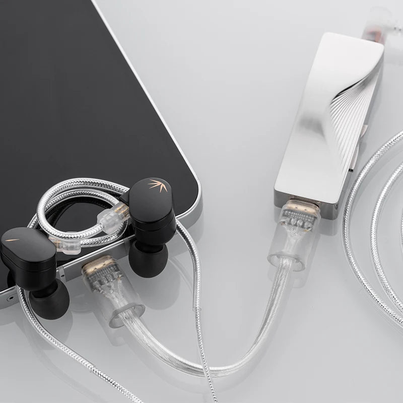 MOONDROP CHU II High Performance Dynamic Driver IEMs Earphones Interchangeable Cable in-Ear Hifi Headphone