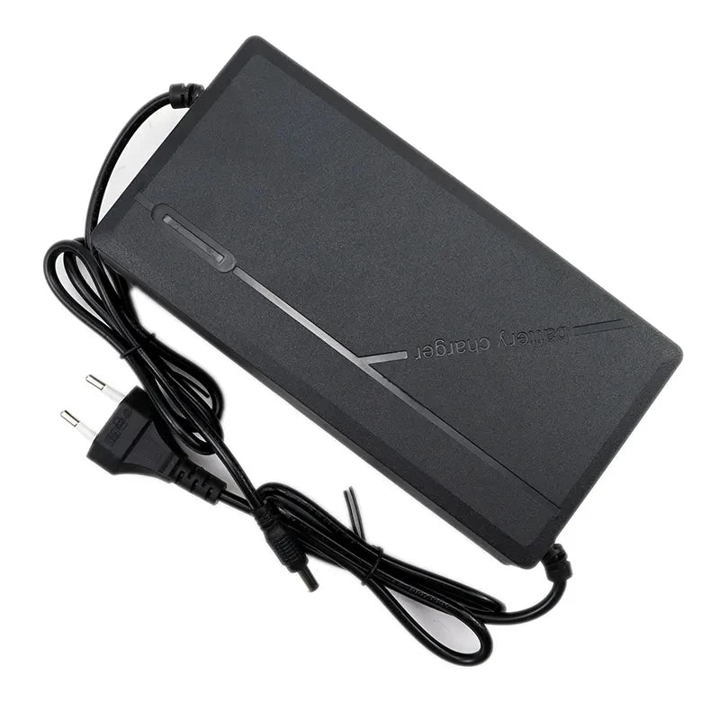 36V 48V Charger 2A 5A 10S 13S Lithium-ion Battery Pack Charger 42V 54.6V 5A Intelligent Fast Charging EU Plug With Cooling Fan