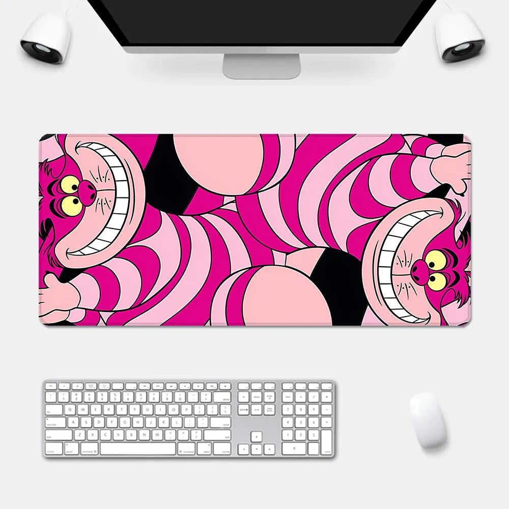 Cartoon Alice in Wonderland Mousepad HD Printing Computer Gamers Locking Edge Non-slip Mouse Pad XXL90x40cm Keyboard PC Desk Pad