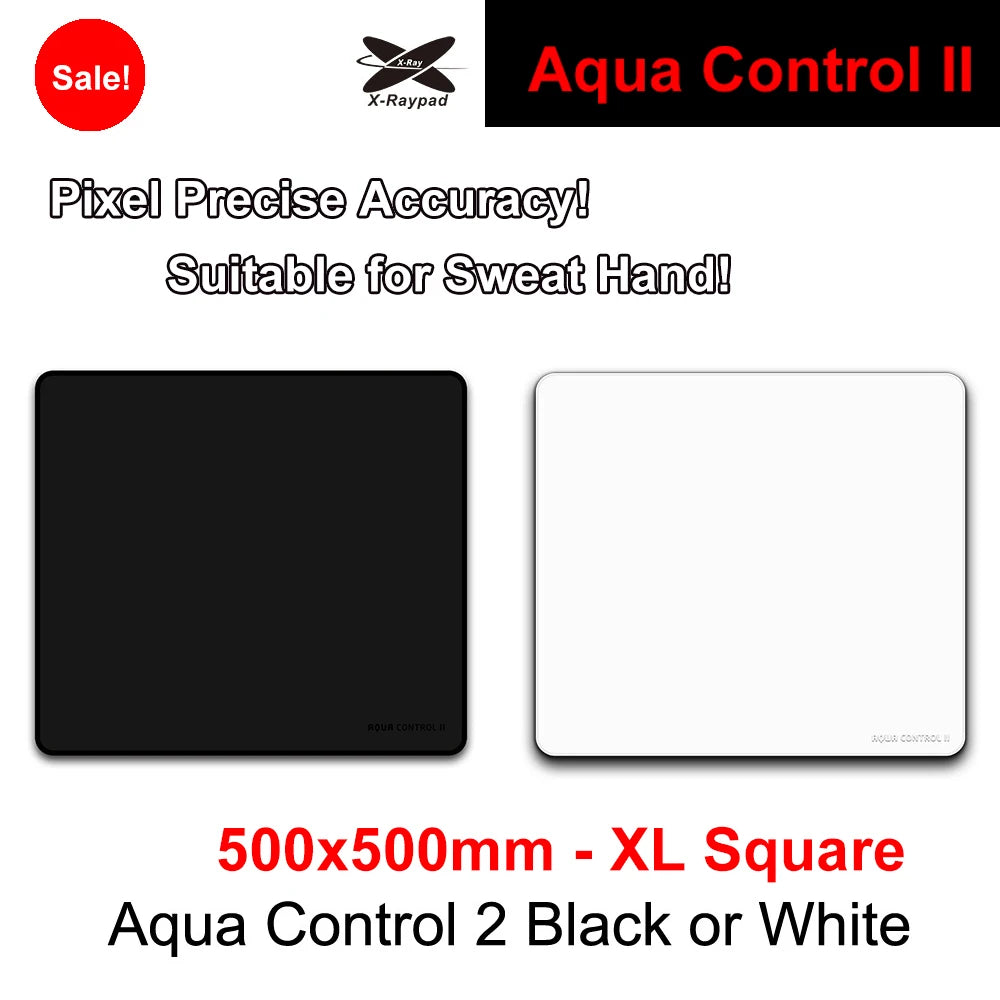 500x500x4mm X-Raypad Aqua control 2 Gaming Mouse Pads Black Or Grey White Version
