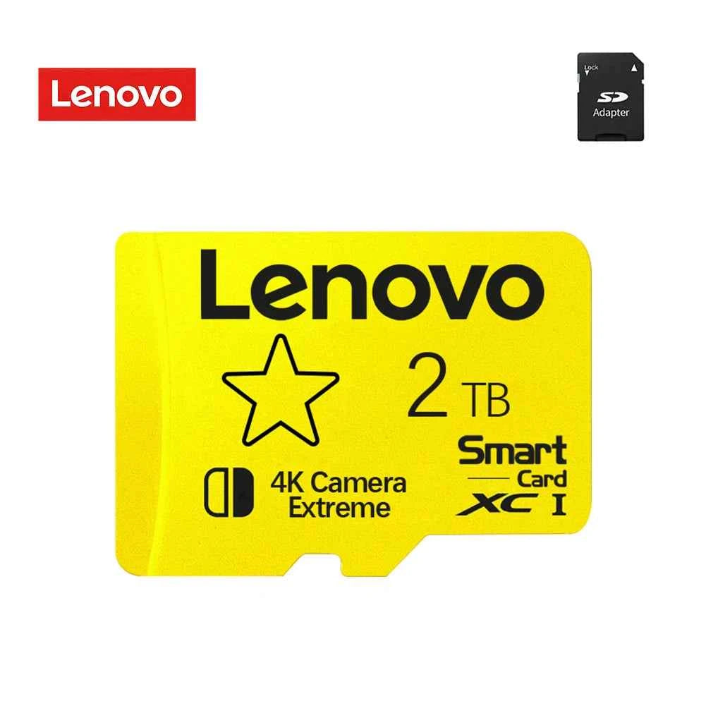 Lenovo High-Capacity Micro SD / TF Memory Card for Nintendo Switch, Cameras, Smartphones – 128GB/256GB/512GB/1TB