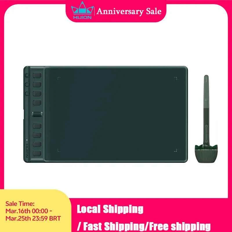 Huion Inspiroy 2 M Graphics Tablets H951P Digital Drawing 8.7x5.4 inch PenTech 3.0 Pen Tablet 3 Group Keys