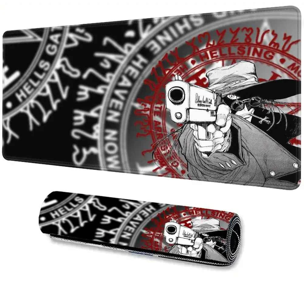 Anime Hellsing Alucard Mousepad Pad Gamer Carpet Computer Mouse Pad Anime Gaming mouse pad High Quality Game Mouse pad gift csgo
