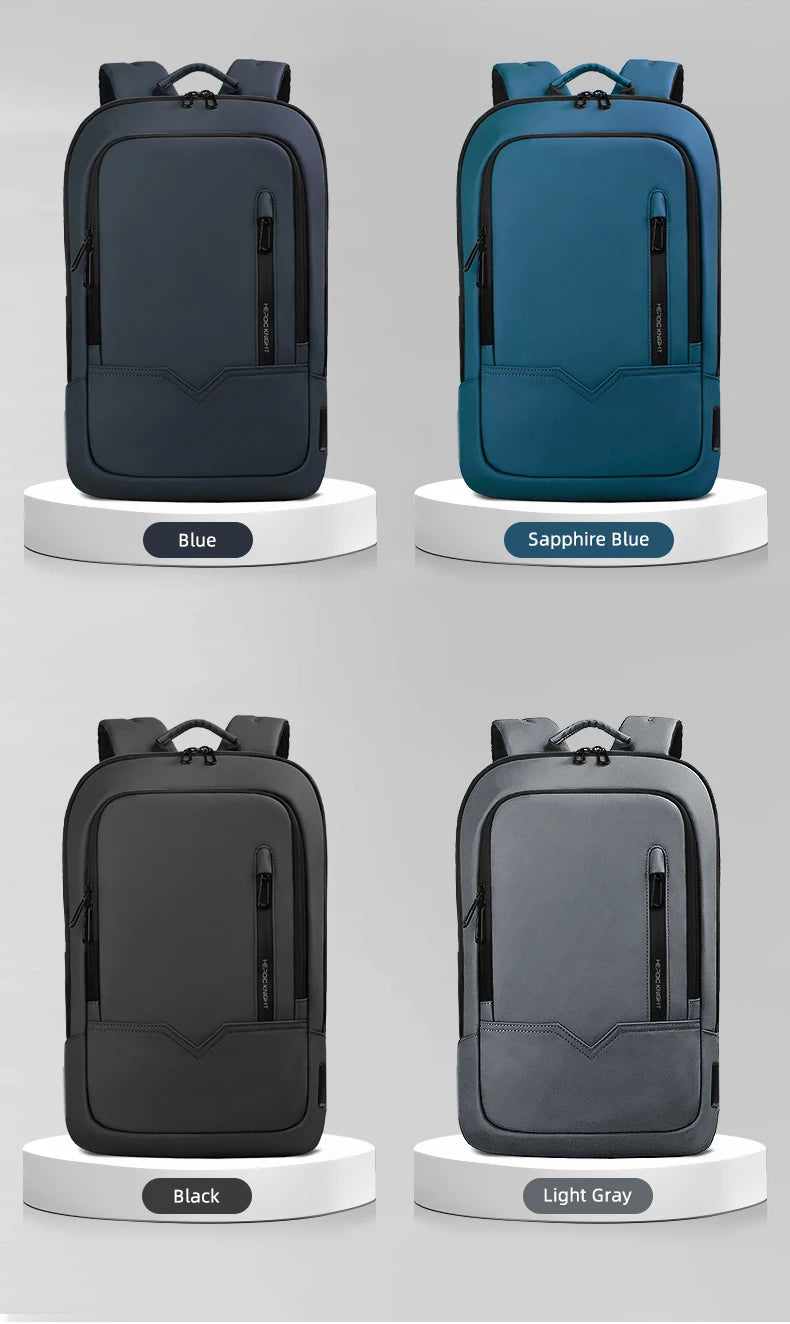 Heroic Knight Laptop Work Backpack Slim Men Waterproof Multifunctional 15.6